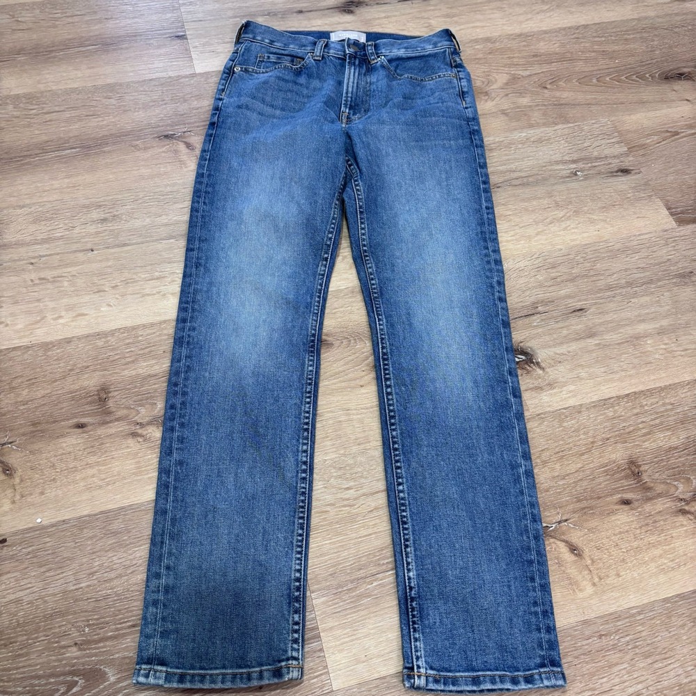 Everlane Mens The Slim Jean Medium Wash Blue Denim Pants 28x30